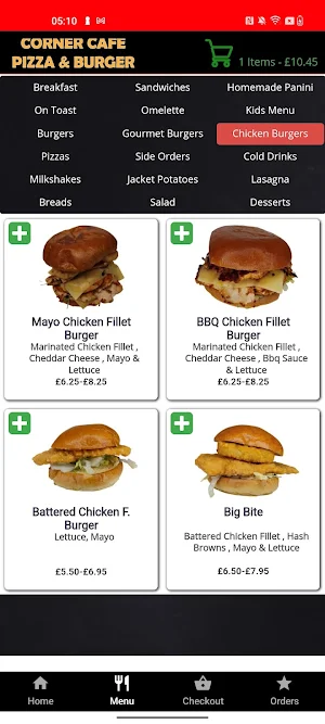 Corner Cafe Pizza Burger Screenshot 3