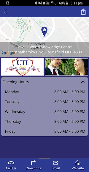 Union Institute of Language Screenshot 1