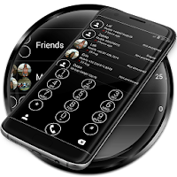 Dialer Theme Circle BW drupe