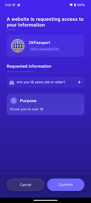 ZKPassport Screenshot 1