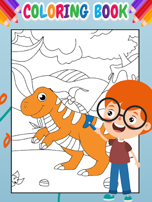 Dinosaurs coloring book Screenshot 3