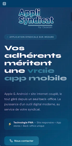 Appli Syndicat Screenshot 0