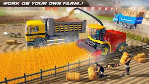 Real Tractor Farming -New Tractor Driving Sim 2021 screenshot 8