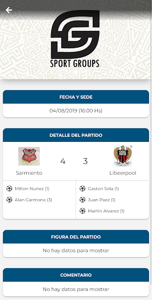 Sport Groups Screenshot 3