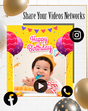 Happy Birthday Video Maker Screenshot 3