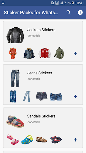 Clothes Stickers for WhatsApp - WAStickerApps Screenshot 1