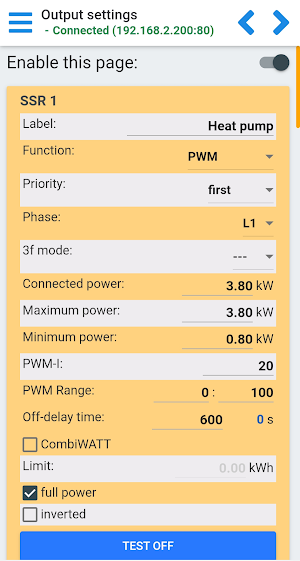 WATTconfig  Mx Screenshot 1