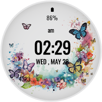 Spring Butterfly Watch Face