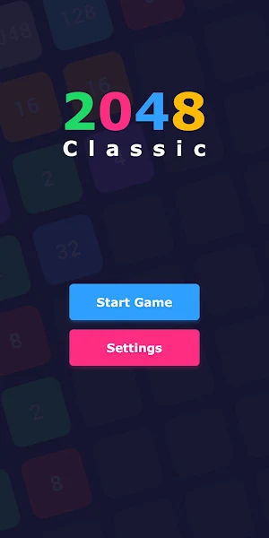 2048 Classic - Swipe and Merge Screenshot 0