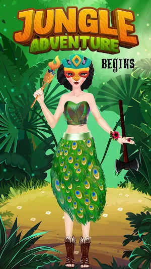 Jungle Chic: Dress-up & Makeup Screenshot 1