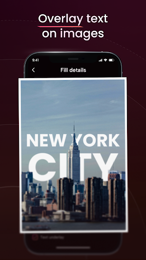 Text Overly: Text On Image Screenshot 1