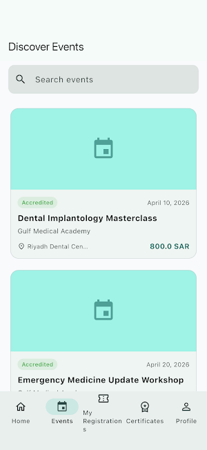 MEDVENT: Medical Events & CPD Screenshot 3