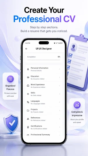 Resume Builder - CV Maker App Screenshot 3