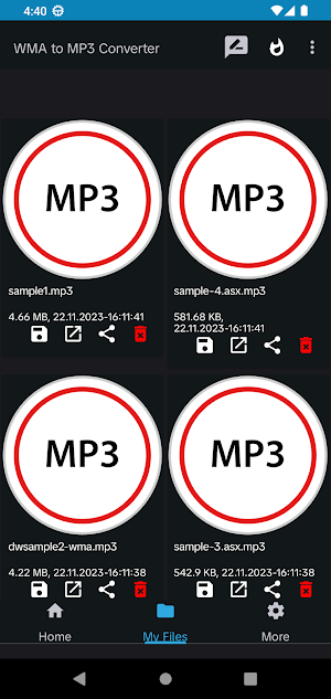 WMA to MP3 Converter Screenshot 3