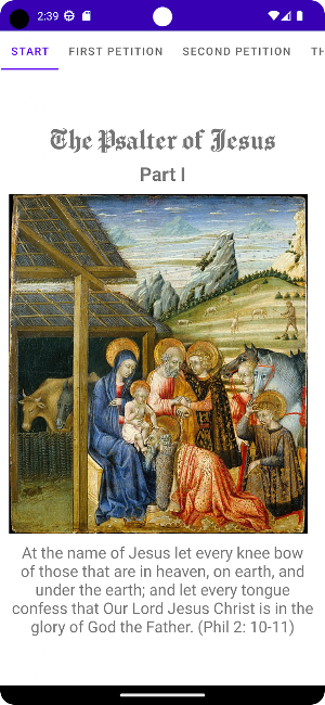 The Psalter of Jesus Screenshot 0