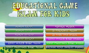 Game Edukasi-Islam for Kids Screenshot 0