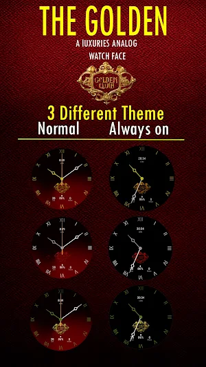 Golden - Watch Face Screenshot 2