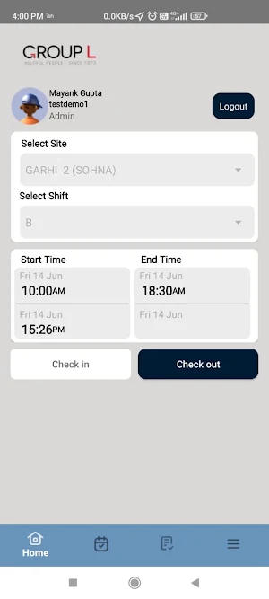 GroupL - Employee Productivity Screenshot 2