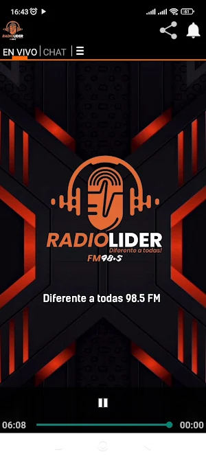 RADIO LIDER 98.5 FM Screenshot 1