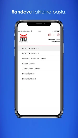 Kiba Mobil Randevu Screenshot 2