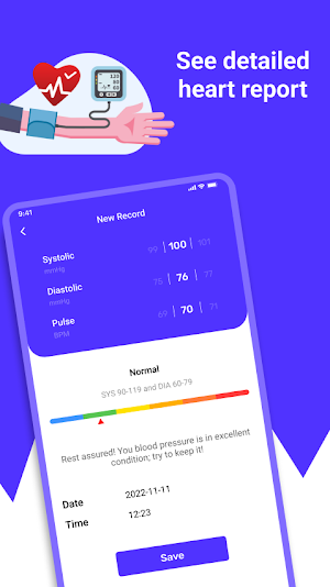 Blood Pressure Tracker :BP App Screenshot 2