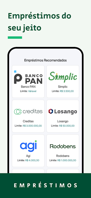Cartão com Limite e Crédito Screenshot 3