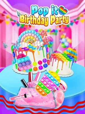 Pop It Birthday Party Screenshot 0
