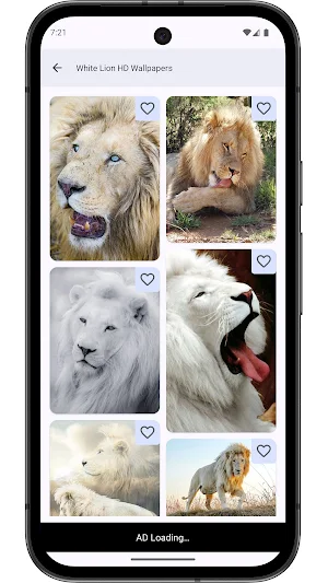 White Lion Wallpapers 4K & HD Screenshot 1