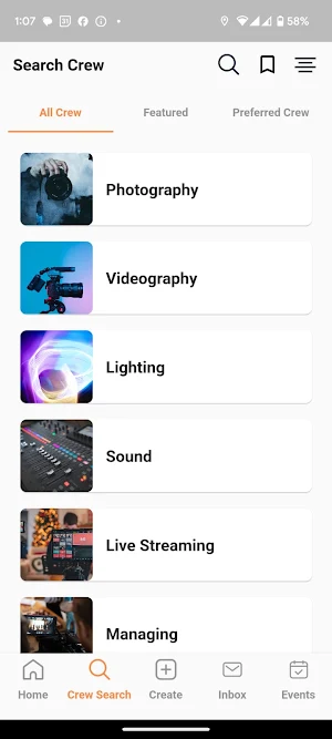 CrewCall App Screenshot 0