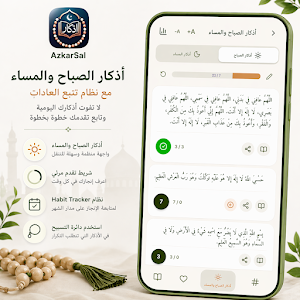 AzkarSal تسبيح دعاء حصن المسلم Screenshot 1