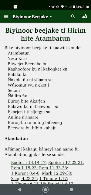 Kwatay Bible with audio Screenshot 2