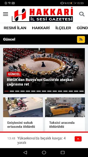 Hakkari İl Sesi Gazetesi Screenshot 3