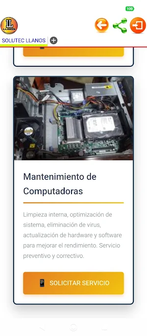SOLUTEC LLANOS Screenshot 3