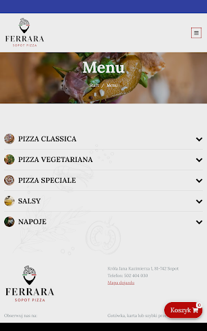 Ferrara Sopot Pizza Screenshot 2