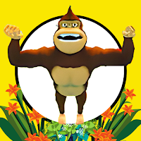 Monkey jungle run gorilla game
