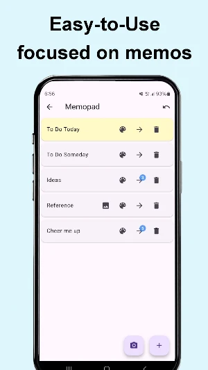 Memo-Only Memopad Screenshot 1
