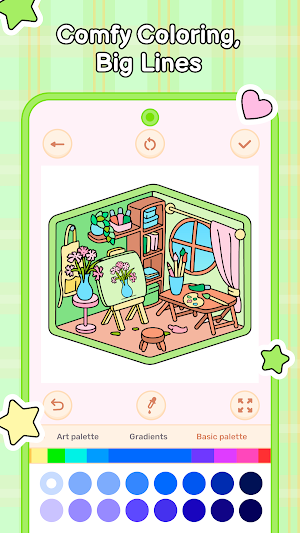 Cozy Home: Comfy Coloring Book Screenshot 3