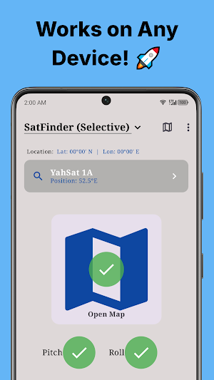 Satellite Finder (Selective) Screenshot 2