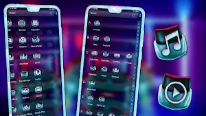Neon Sports Car Theme Screenshot 3
