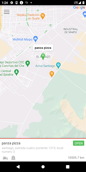 Panza Pizza Screenshot 1
