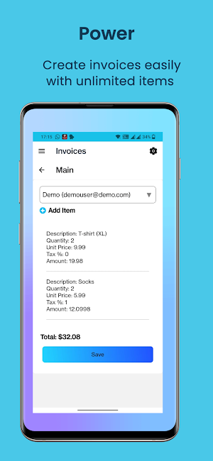 InvoiSmart Billing Platform Screenshot 2