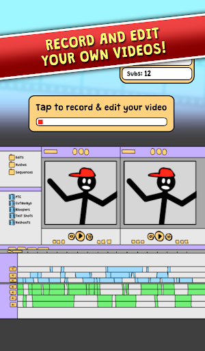 Stickman Tuber Tycoon - Tubers Life Simulator Screenshot 1