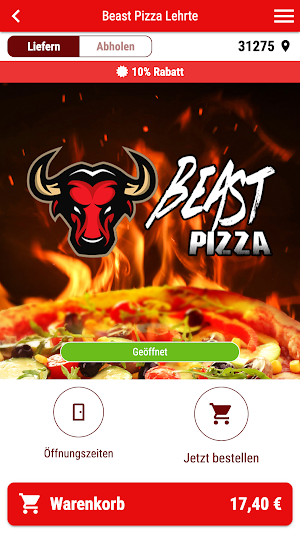 Beast Pizza Lehrte Screenshot 0
