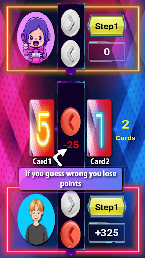 Bigger Smaller Guess Screenshot 3