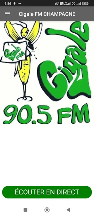 Cigale FM CHAMPAGNE Screenshot 0