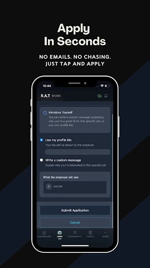 R.A.T Work App Screenshot 3