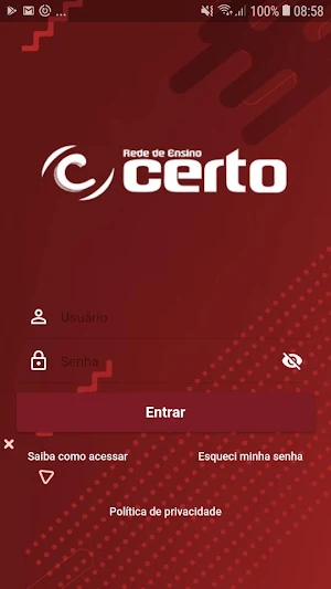 Rede De Ensino Certo Screenshot 0