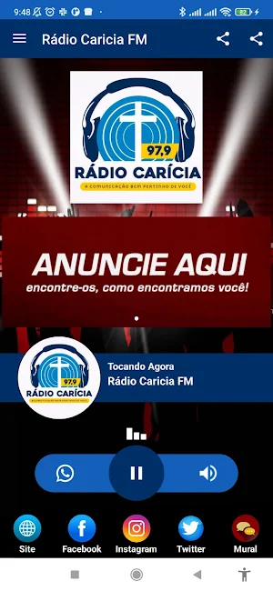 Rádio Caricia FM Screenshot 0