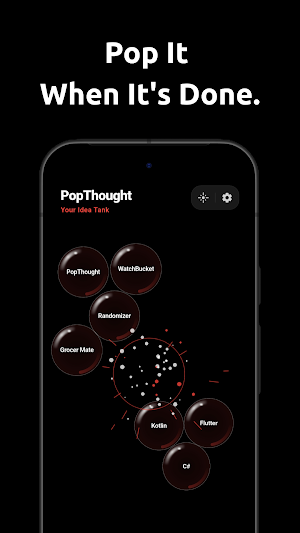 PopThought - Idea Tracker Screenshot 2