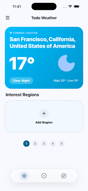 Todo Weather Screenshot 0